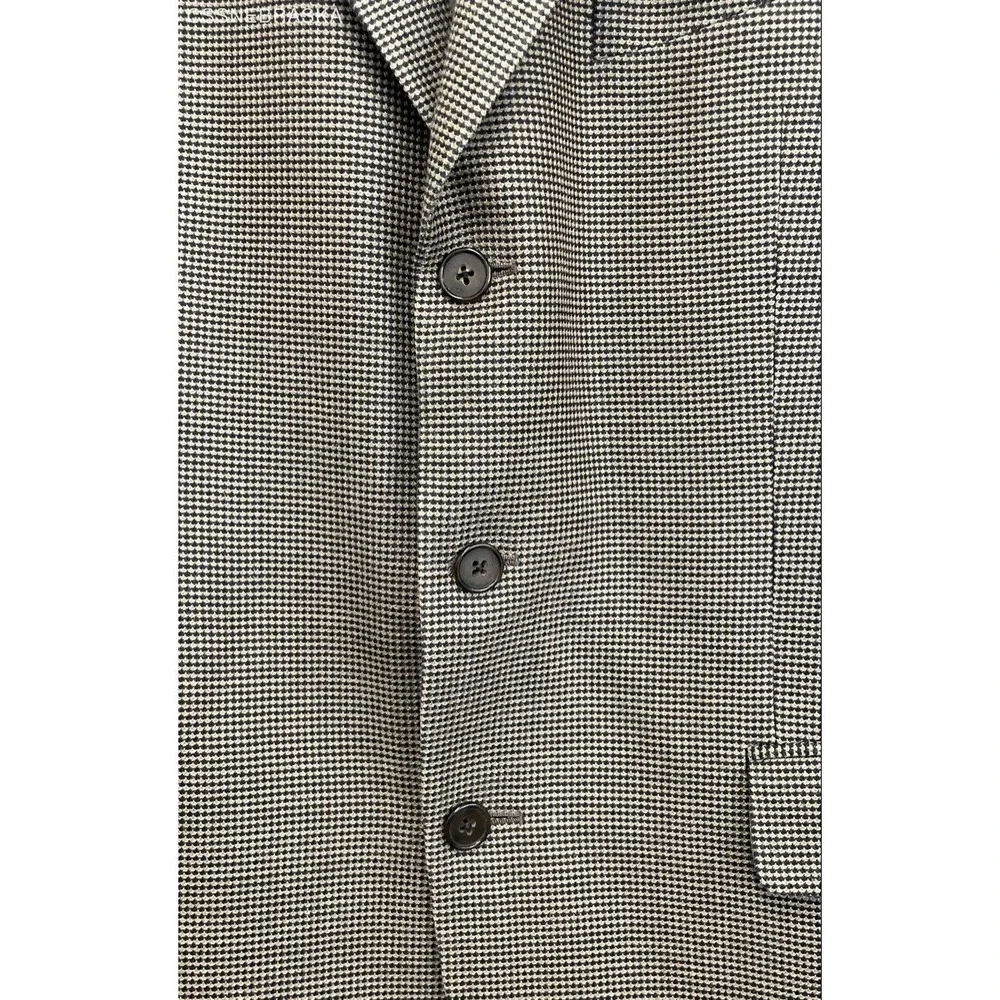 Joseph Abboud Tan Men's‎ Wool/Silk Glen Plaid Suit Sportcoat - Size 42R